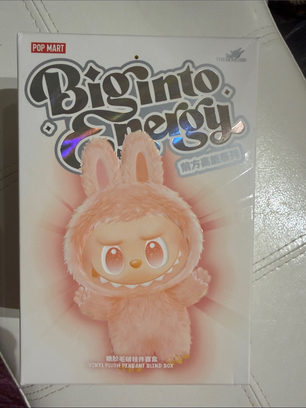 POP MART Biginto Energy Plush Blind Box - Peach Pink. BLIND BOX